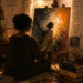 Paint therapy, managing grief